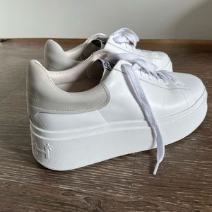 Ash moby platform sneaker white/gray- brand new